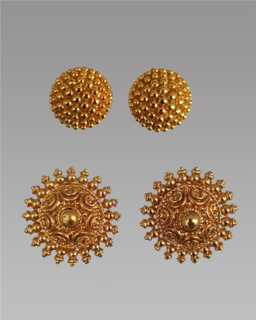 Trendy Gold Plated Earrings (Combo) - Bluetick Nexus Pvt Ltd