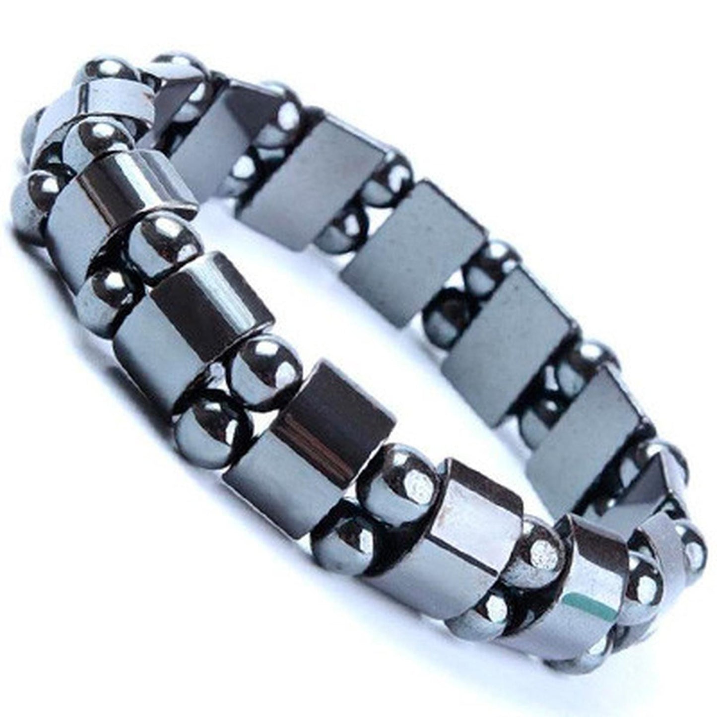 Magnetic Sugar Control Bracelet,Unisex Stylish Health Care Magnetic Black Stone Therapy Bracelet - Bluetick Nexus Pvt Ltd