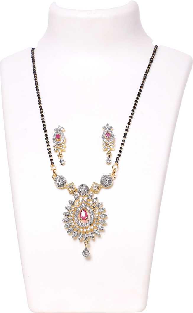 New Alloy American Diamond Mangalsutra - Bluetick Nexus Pvt Ltd