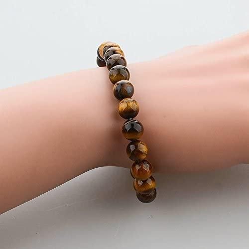 Tiger Eye Yellow Crystal Healing Stone Bracelet - Bluetick Nexus Pvt Ltd