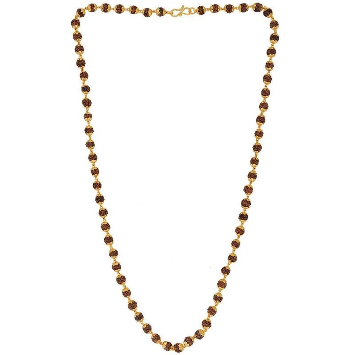 Gold-Plated Rudraksha Mala - Bluetick Nexus Pvt Ltd